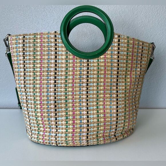 Kate Spade Jena Straw Leather Large Tote - Picture 5 of 15